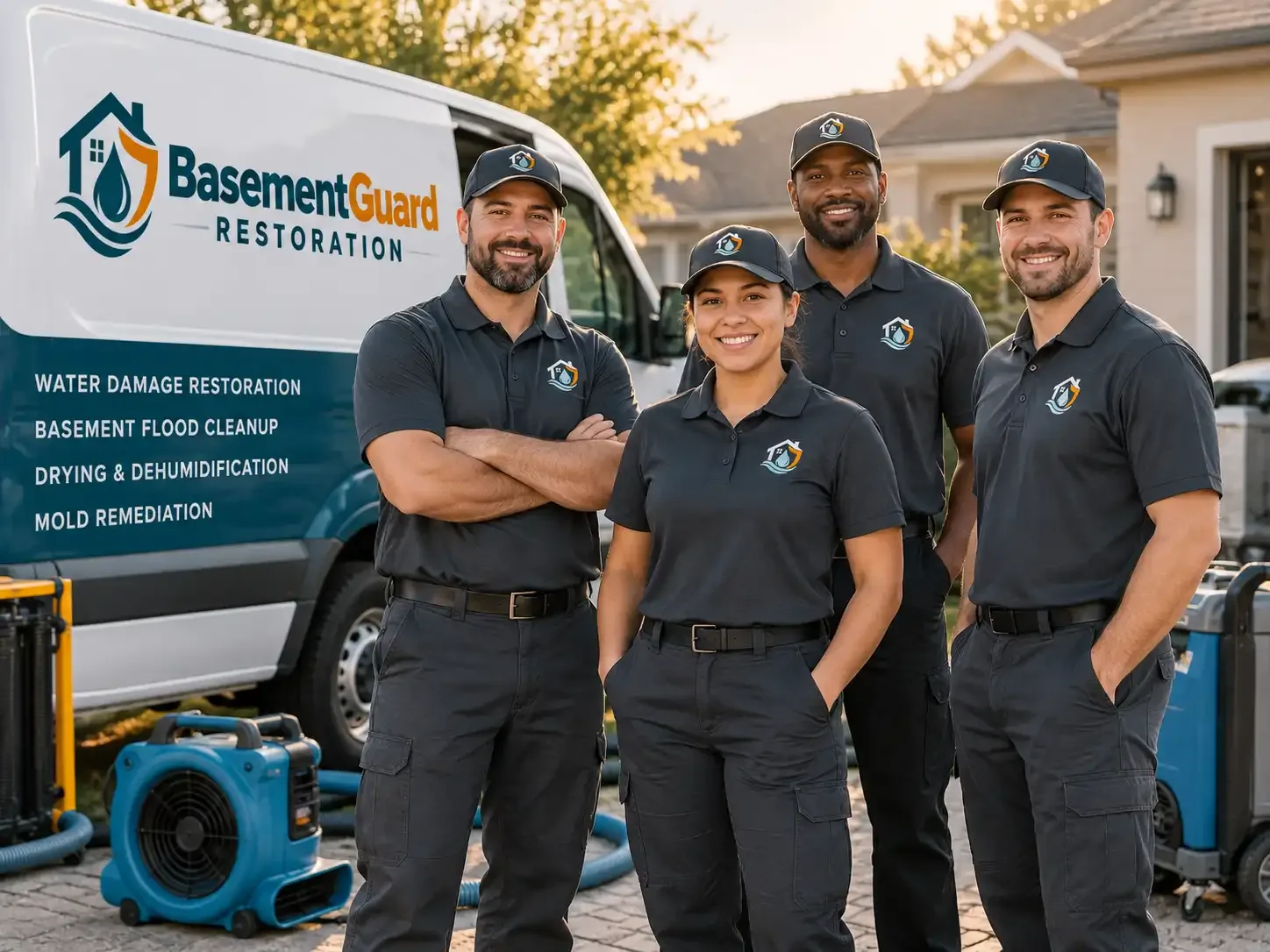 Basement Water Damage Restoration company in Carsonville, MI